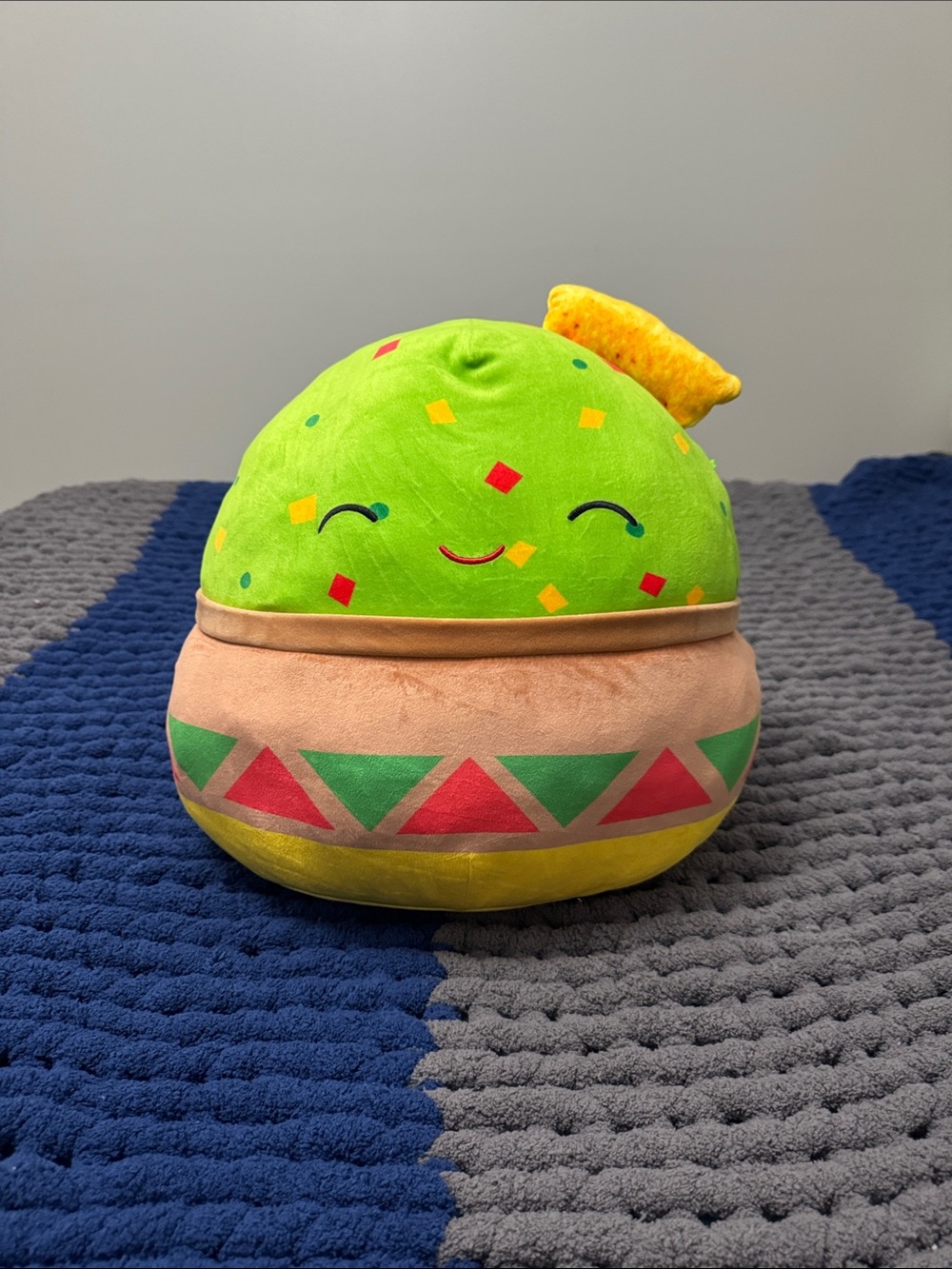 Squishmallows Green Taco Plush with Pink & Yellow Accents
